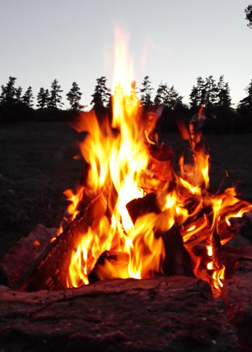 feu de camp ou feu de joie?